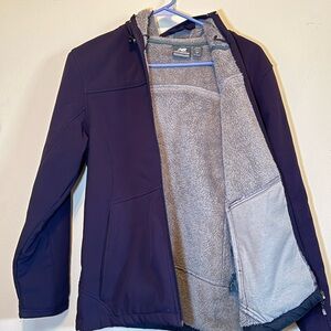 New Balance Women's Jacket - Dark Purple and Gray